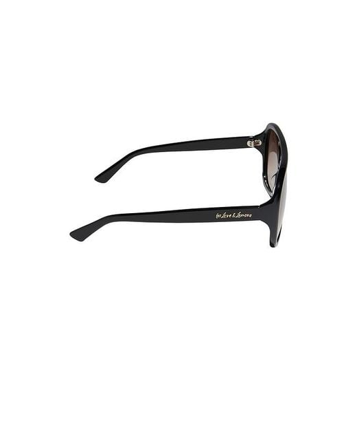 DIFF Multicolor X For Love & Lemons Acetate Aviator Sunglasses