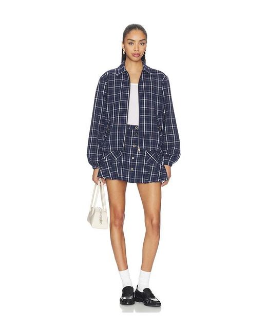 The Upside Blue Valencia Lexi Collared Jacket