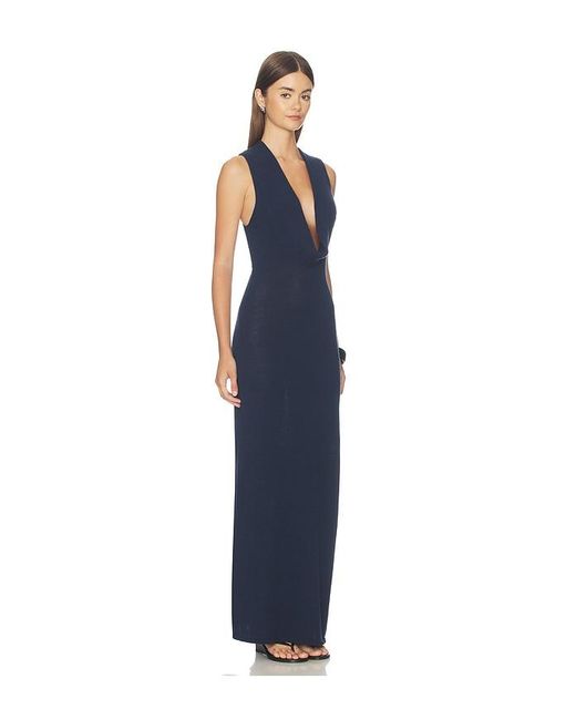 L'academie Blue 'Academie Mckayla Cowl Maxi Dress