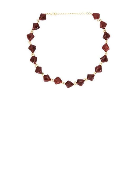 Lovers + Friends Black Jaden Necklace