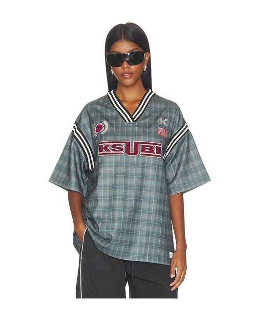 Ksubi Blue Union Jersey Top