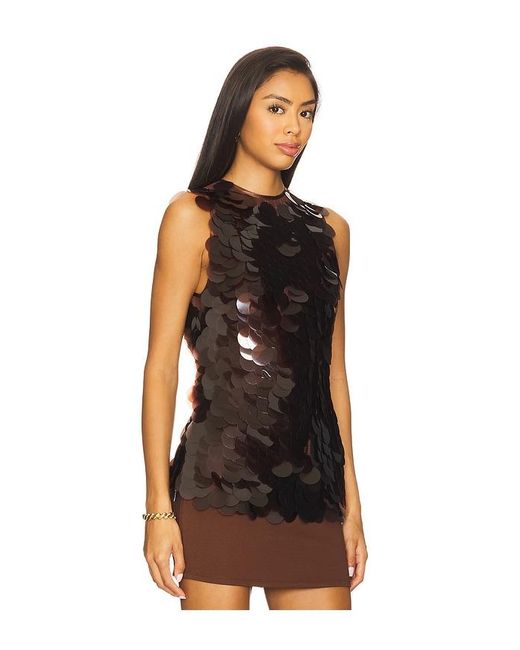 CULTNAKED Black Shuffle Top
