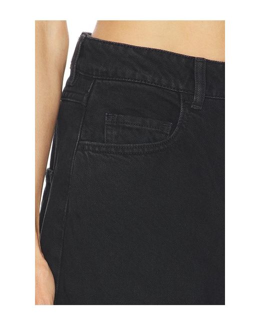 ICON DENIM Black Coco Wide Leg Jeans