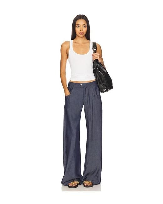 EB DENIM Blue Eddie Bowed Pant