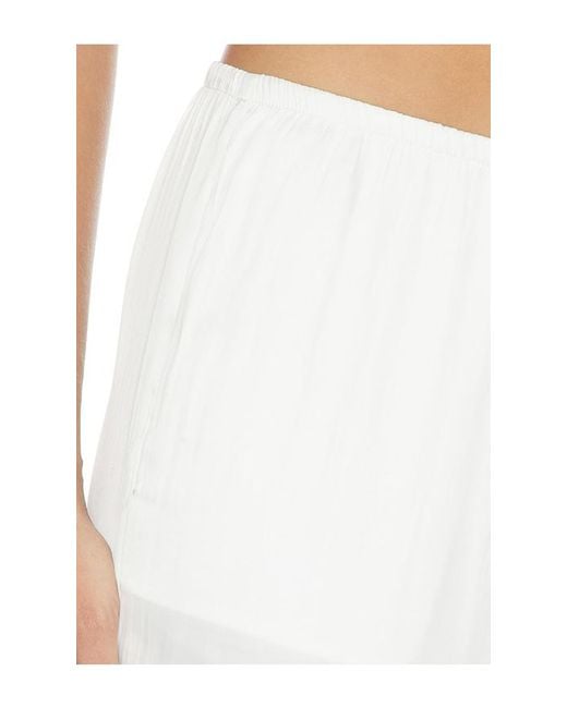 WeWoreWhat White Silky Pull On Pant