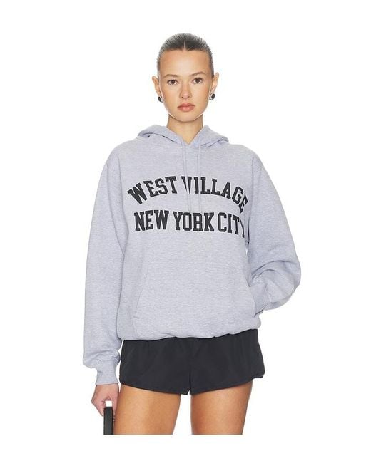 DEPARTURE White West Village Nyc Hoodie