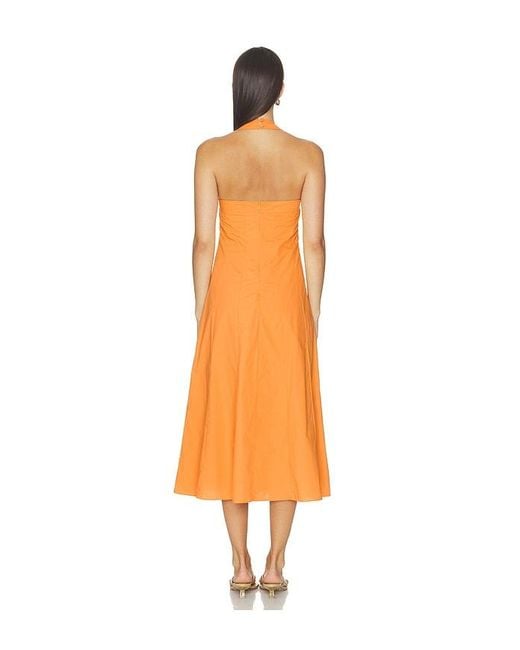 Elodie the Label Orange Ozara Dress
