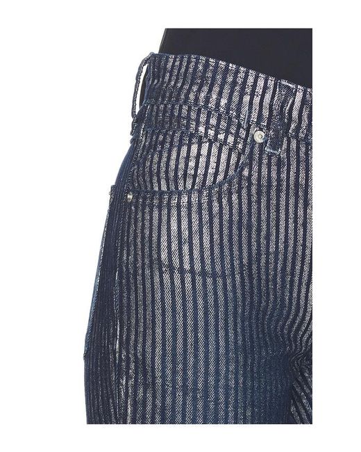 Free People Blue X We The Free West Coast Metallic Flare