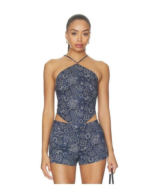 Astr Blue Shaniya Top