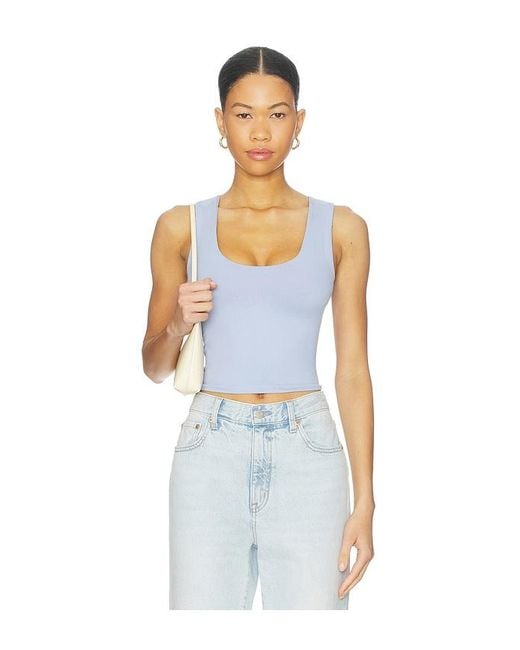 Free People White X Intimately Clean Lines Muscle Cami