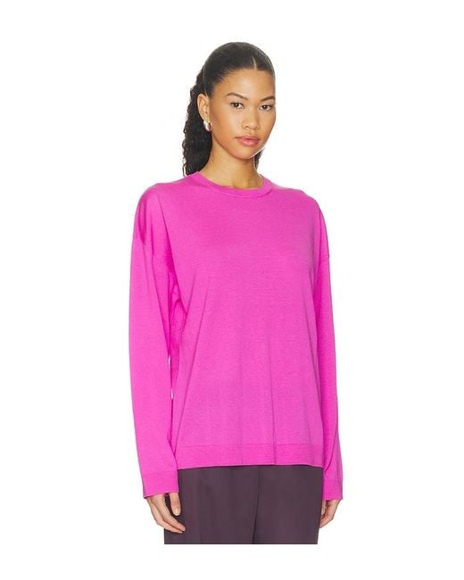 Leset Pink James Oversized Crewneck