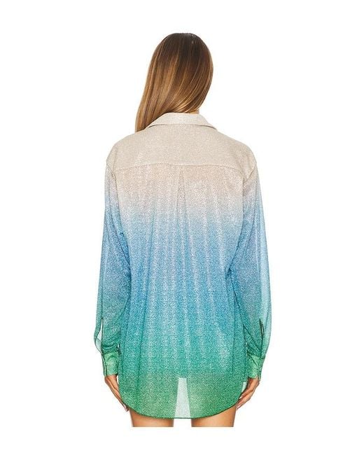 Oseree Blue Lumiere Shade Top