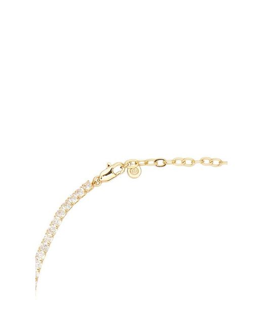 Ettika White Everyday Tennis Necklace