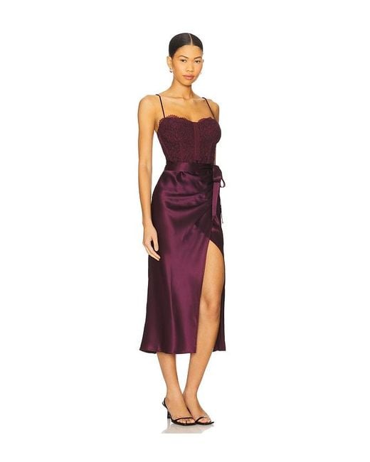Cami NYC Red Tricia Corset Dress