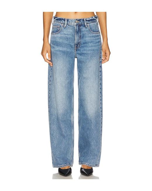 GOOD AMERICAN Blue Good Standard Baggy Jeans