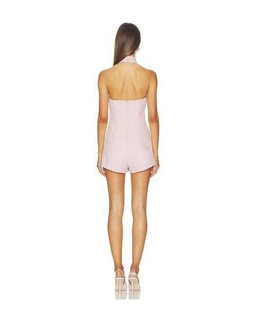 Amanda Uprichard White Isola Romper