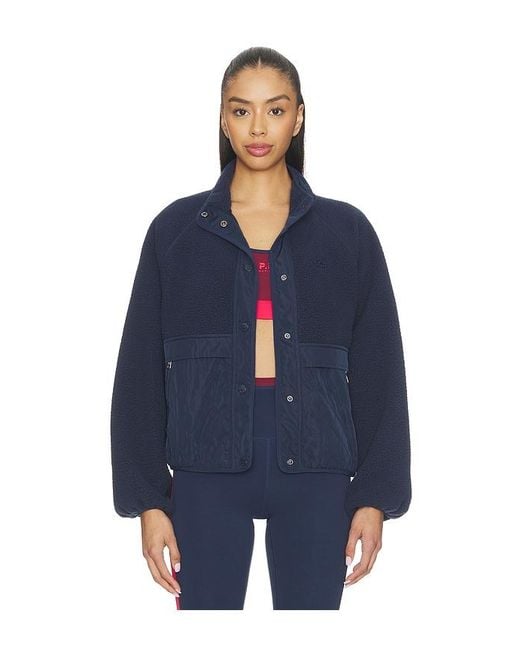P.E Nation Blue Technique Quilt Jacket