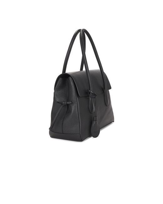 Flattered Black Lydia Tote Bag