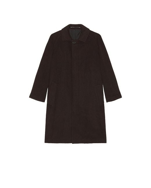 AllSaints Black Duke Coat for men