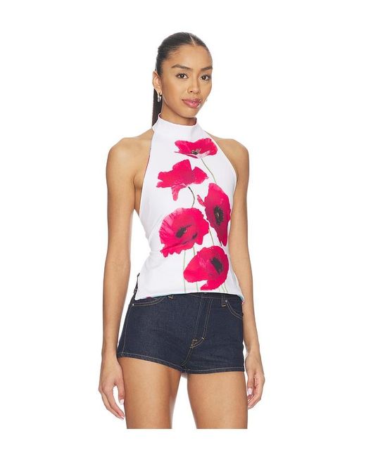 Susmie's Red Susmie's Poppy Reversible Top