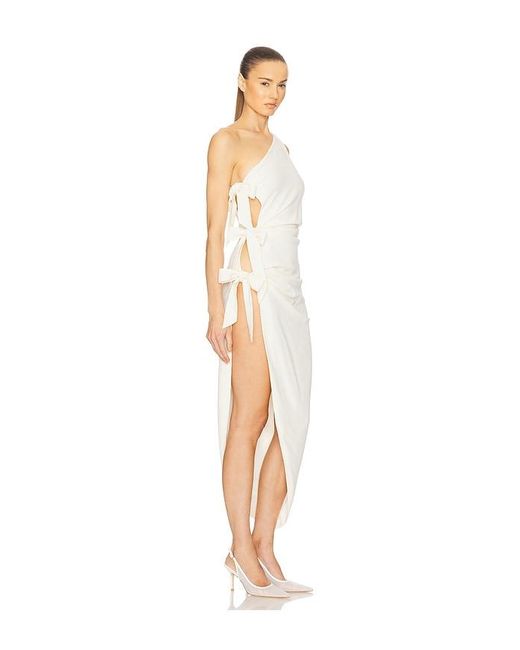 Helsa Natural The Seline Dress With Bows