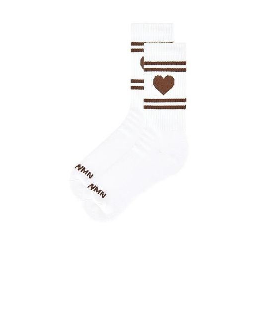 SPRWMN White Heart Logo Crew Socks