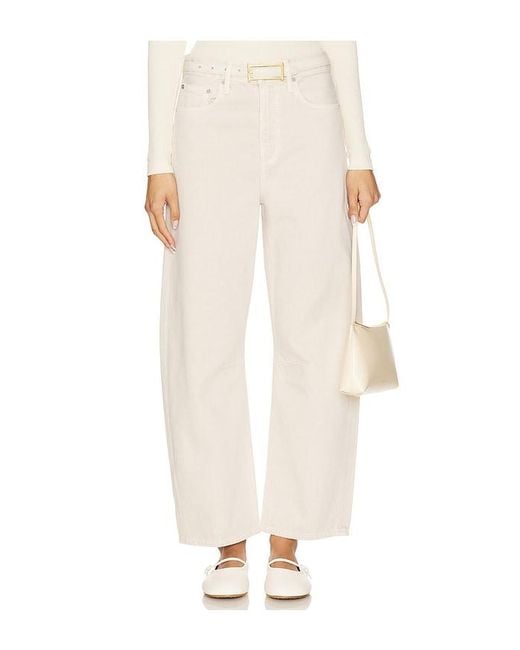 Citizens of Humanity White Miro Relaxed Jeans