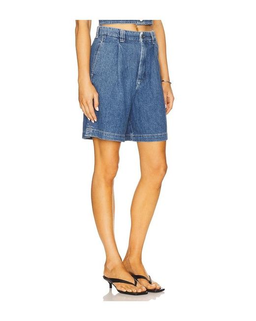 Hepburn High Rise Short En Color Azul Talla (También En 24, 25, 26, 27, 28, 29, 30, 31, 32) DL1961 de color Blue