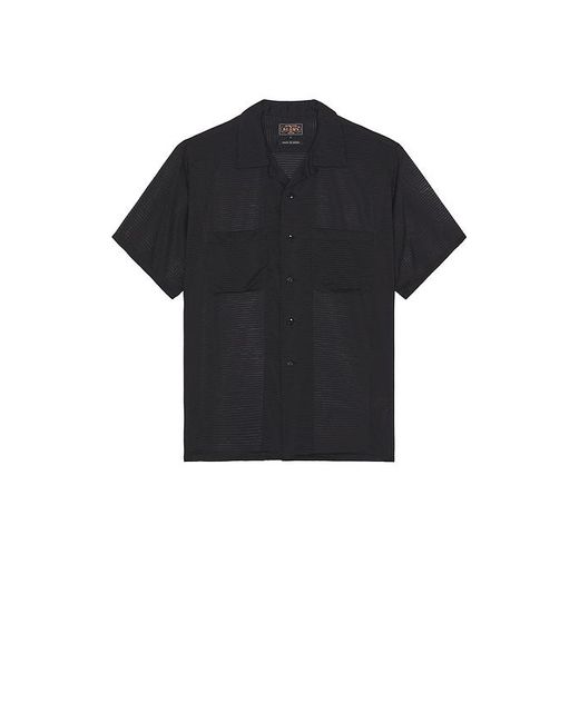 メンズ Beams Plus Open シャツ Black