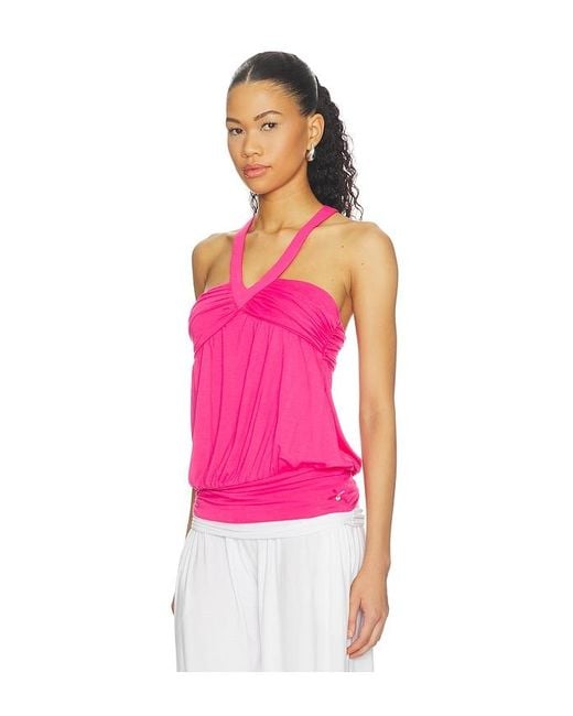 Nii HAI Pink Tess Top
