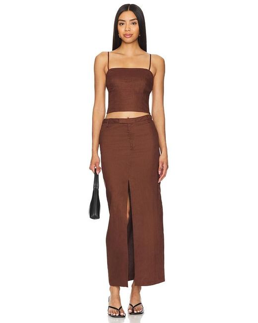 Bardot Red X Revolve Sita Top