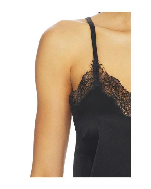 Citizens of Humanity Black Lace Trimmed Cami Top