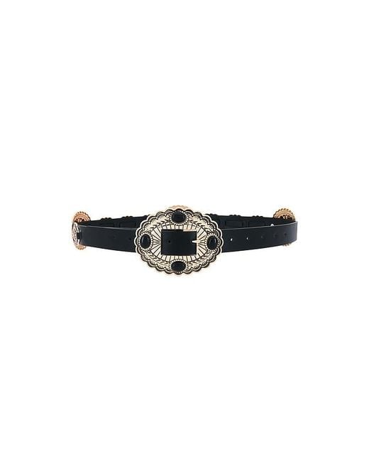 Lovers + Friends Black Gypsy Buckle Belt