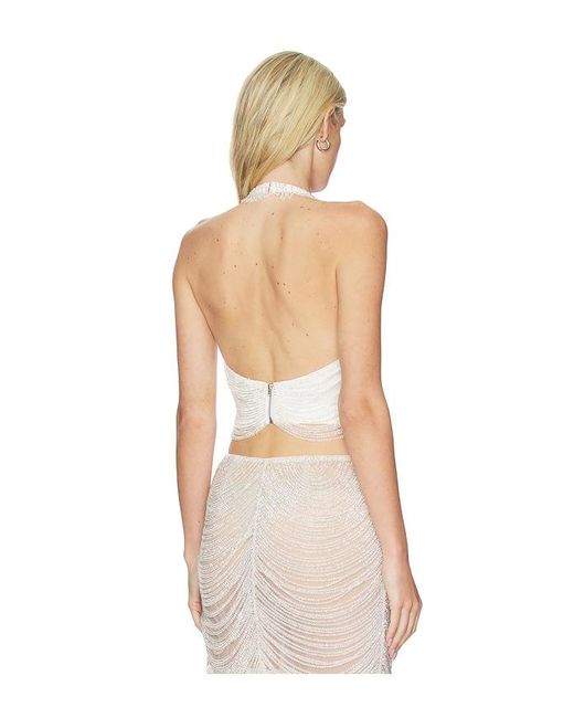 GIUSEPPE DI MORABITO Natural Beaded Top