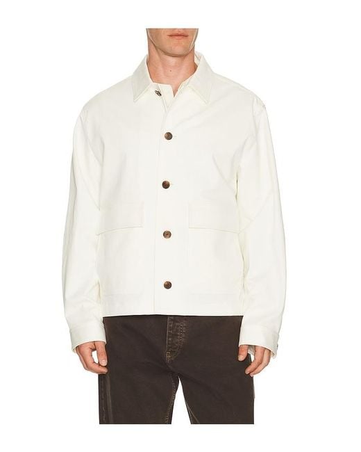Theory White Moonsoft Jacket for men