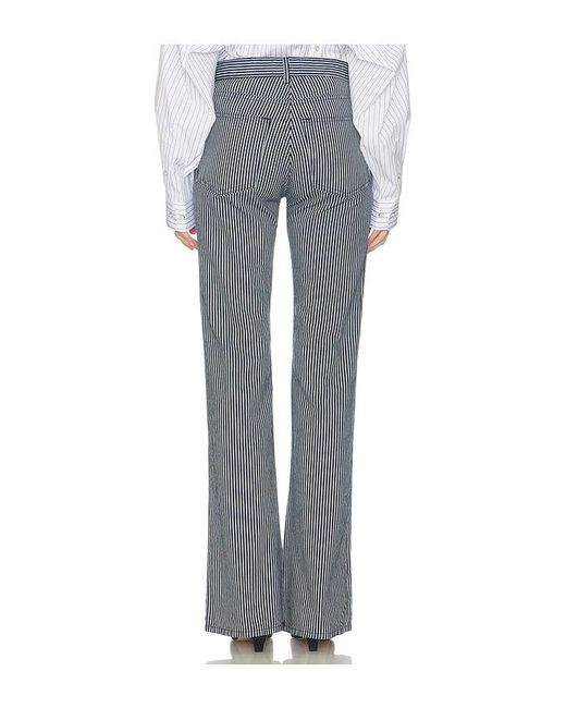 Nili Lotan Gray Celia Striped Jean