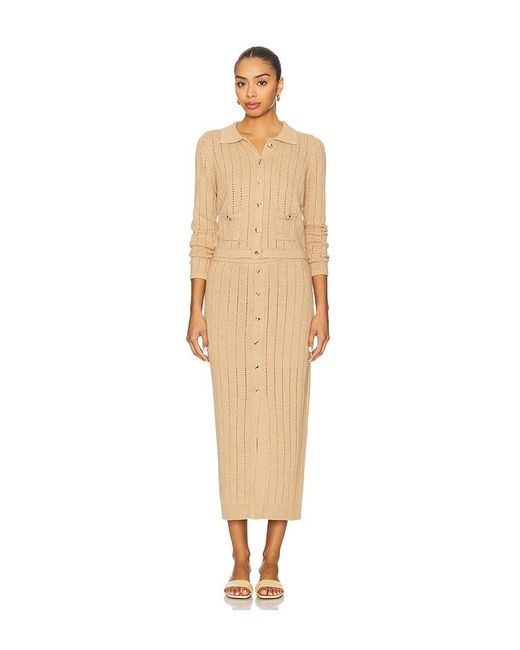 Hevron Natural Mia Skirt