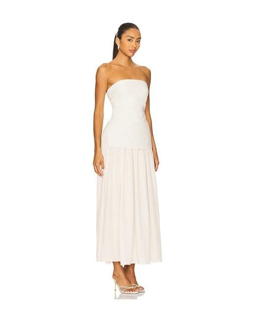 Lovers + Friends White Esther Maxi Dress