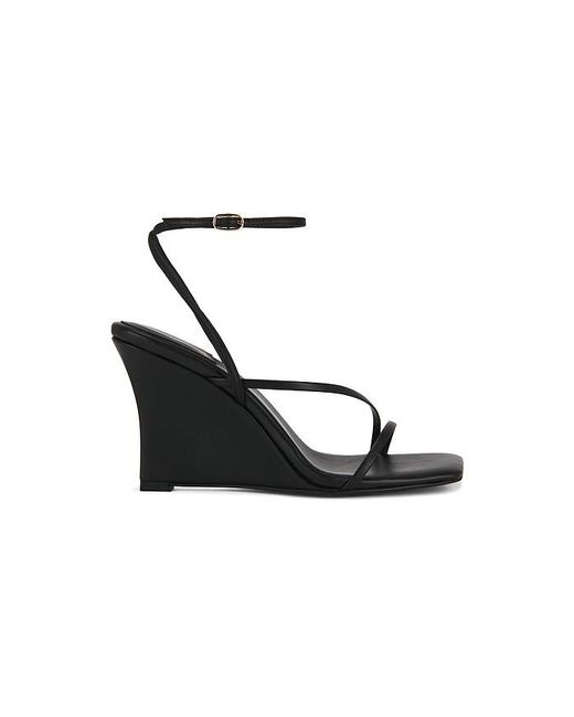Jeffrey Campbell Black Highlight Wedge Sandal