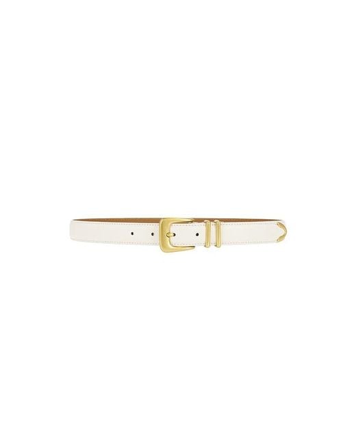 Lovers + Friends Natural Western Denim Belt