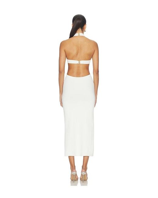 Nbd White Fenrik Knit Dress