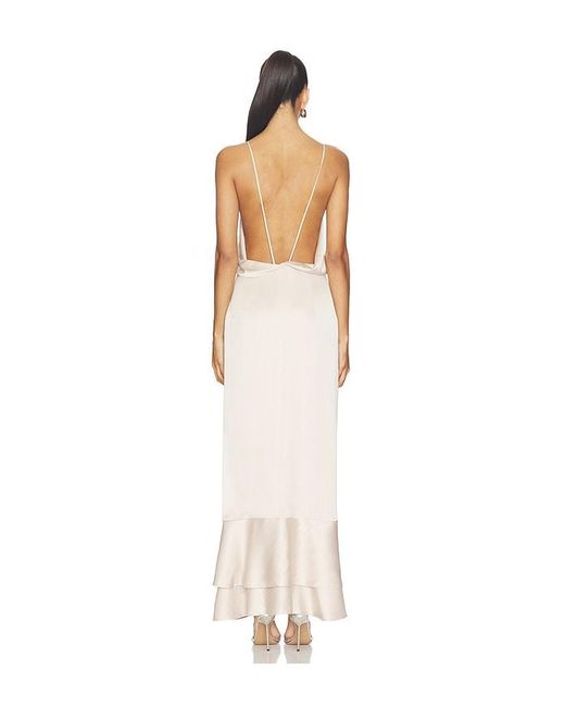 Rosewater House White Shiraz Ruffle Dress