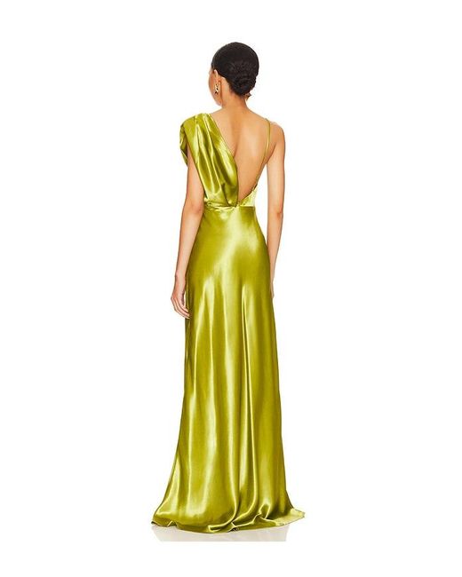 House of Harlow 1960 Yellow X Revolve Antonia Gown