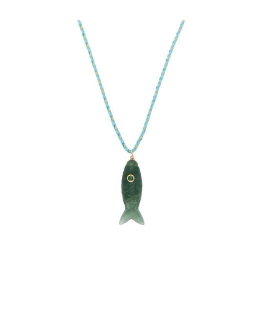 Lovers + Friends White Quin Stone Necklace