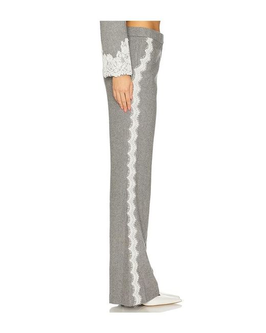 LoveShackFancy Gray Oriaith Pant