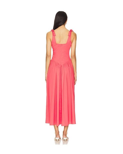 Peixoto Red Harlow Maxi Dress