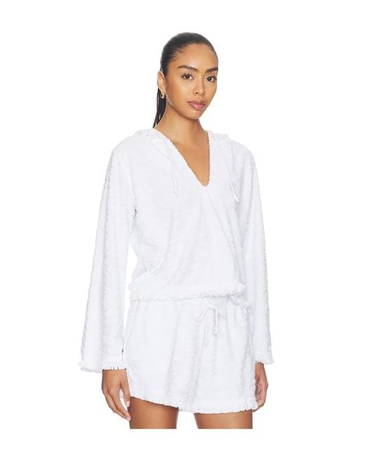 Bobi White Pullover Hoodie