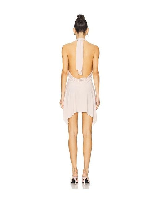 Norma Kamali White Convertible Mini Dress