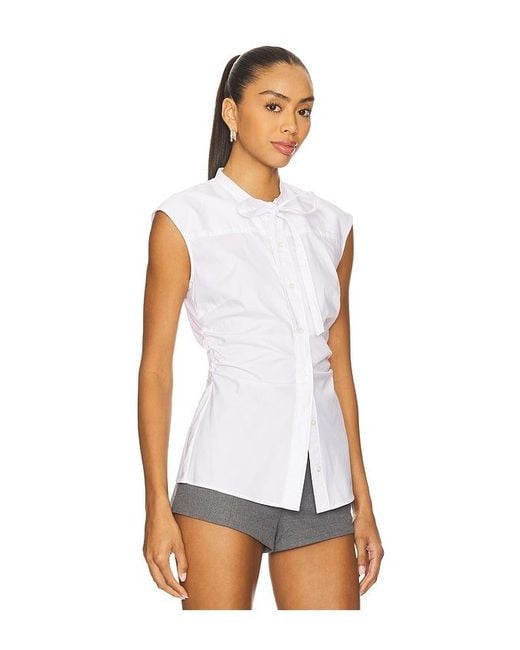 Veronica Beard White Joon Top