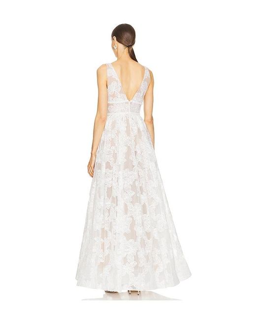 Bronx and Banco White Lily Gown